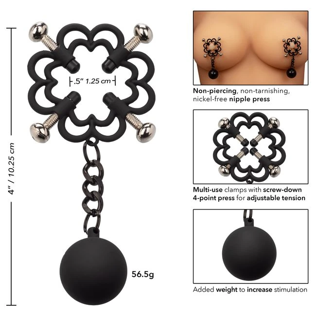 Nipple Grips Power Grip 4 Point Weighted Press - Specifications