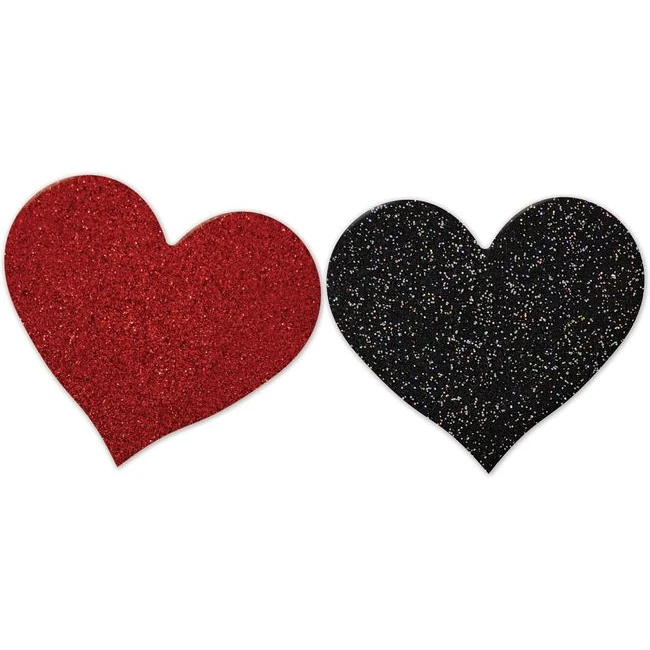 Nipplicious Heart Shaped Glitter Pasties 2pk - What Is the Nipplicious Heart Shaped Glitter Pasties 2pk?