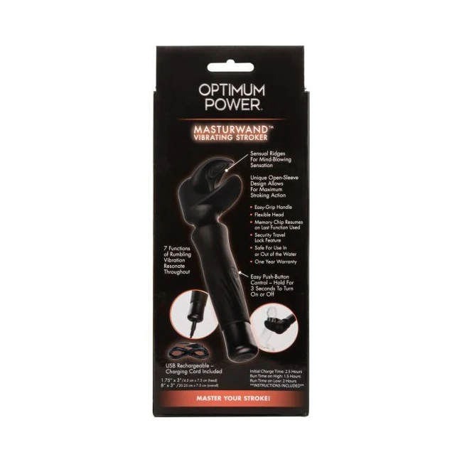 Optimum Power Masturwand Vibrating Stroker - Power & Performance