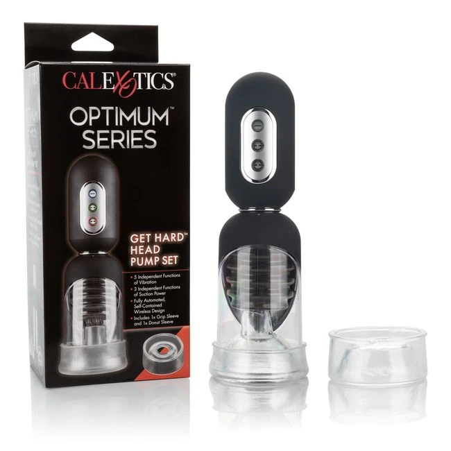 Optimum Series Get Hard He Pump Set by California Exotic Novelties | Male Q