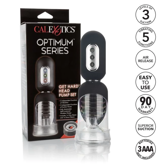Optimum Series Get Hard He Pump Set - Vibration Modes and Stimulation Features