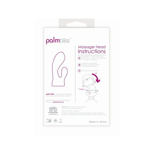 Palm Bliss 1 Silicone Head - Design & Material