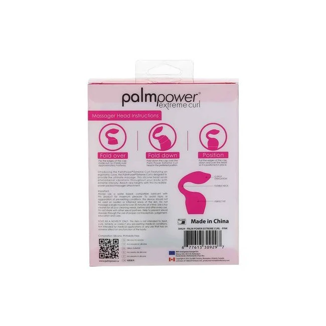 Palm Power Extreme Curl Pleasure Cap - Enhance Your G-Spot Stimulation with the Palm Power Extreme Curl Pleasure Cap