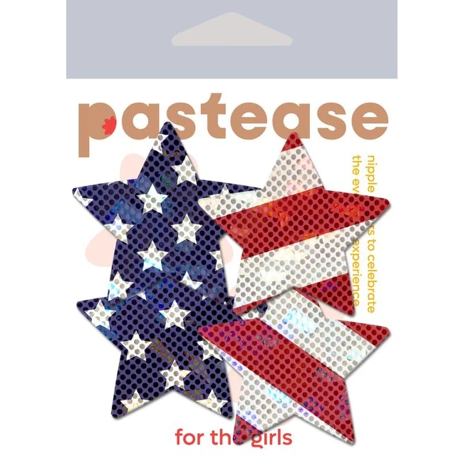 Pastease Petites Glitterin Stars & Stripes Small - Fabric & Feel