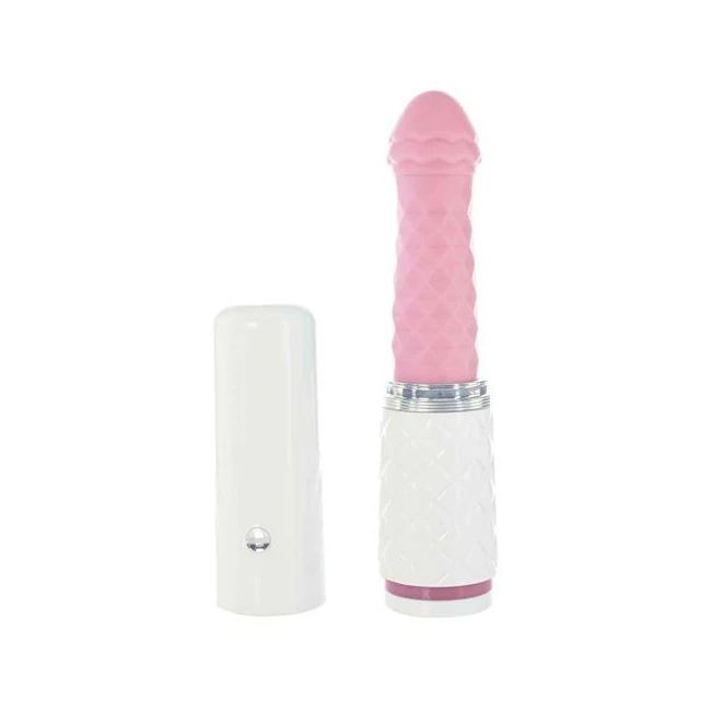 Pillow Talk Feisty Luxurio Thrusting & Vibrating Massager Pink - Experience the Power and Versatility of the Pillow Talk Feisty Luxurio