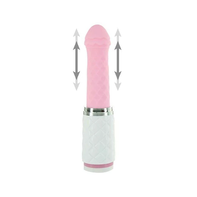 Pillow Talk Feisty Luxurio Thrusting & Vibrating Massager Pink - How It Feels