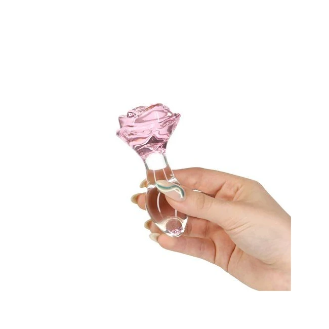 Pillow Talk Rosy Flower Gl Anal Plug Pink - Design and Features