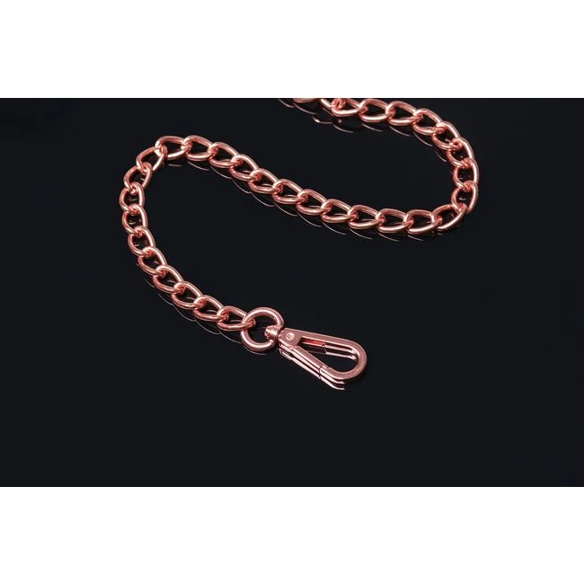 Pleasure Chain Leash Black Rose Gold - Build & Quality
