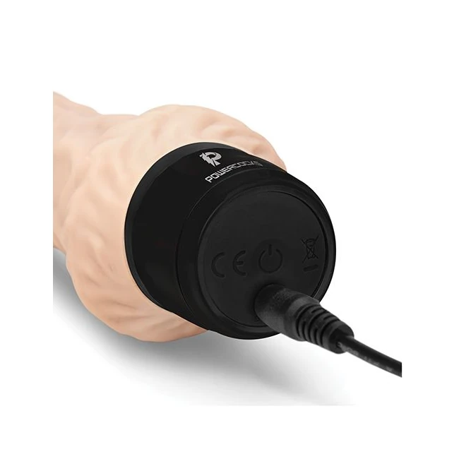 Powercocks 8in Girthy Vibr Nude - How It Feels