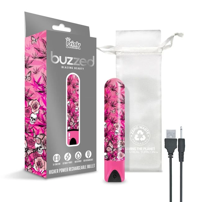Prints Charming Buzzed Hig Power Rechargeable Bullet Blazing Beauty - How It Feels