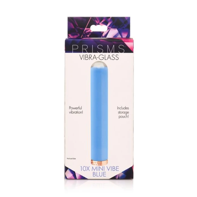Prisms Vibra-glass 10x Min Vibe Blue - Vibration Modes