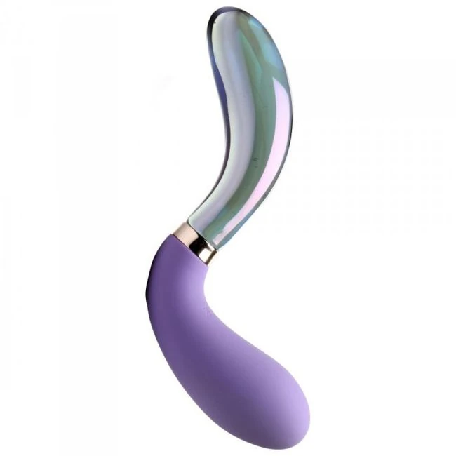 Prisms Vibra-glass 10x Par Dual Ended Wavy Glass Vibe - Power & Performance