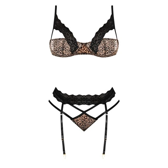 Purrfect Bra & Garter Pant Leopard L/xl - Fit & Sizing
