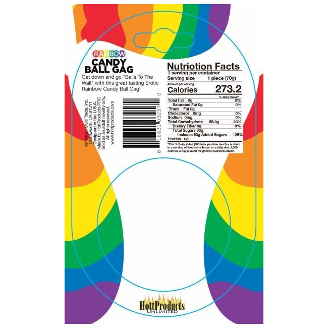 Rainbow Candy Ball Gag - Build & Quality