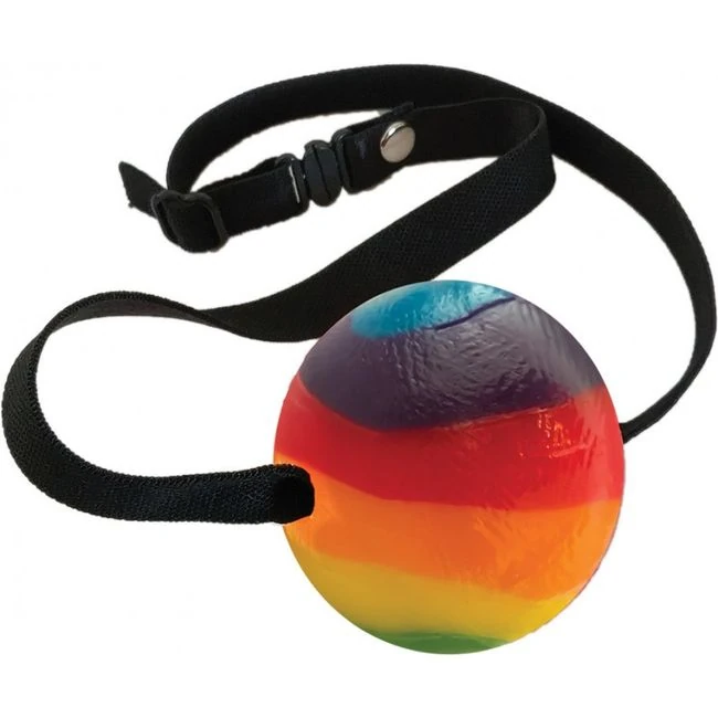 Rainbow Candy Ball Gag - Hardware & Fasteners