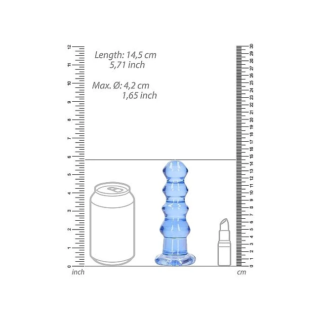 Realrock Curvy Dildo or Bu Plug - Physical Dimensions & Materials