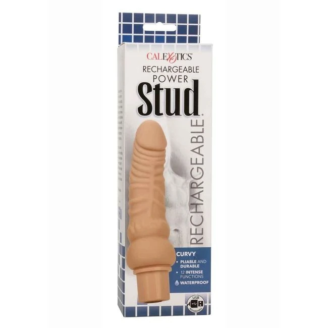 Rechargeable Power Stud Cu Ivory - Experience Earth-Shaking Pleasure with the Rechargeable Power Stud Curvy Ivory