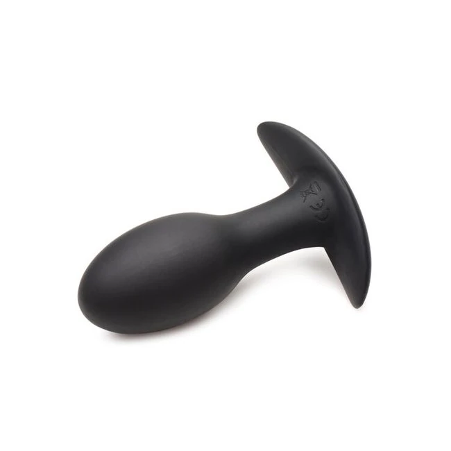 Rooster Rumbler Medium Vibrating Silicone Butt Plug - Vibration Modes and Power