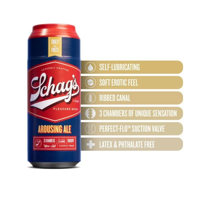 Schags Arousing Ale Froste - Experience the Sensation of the Schags Arousing Ale Frosted Stroker
