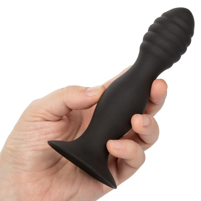 Silicone Ribbed Anal Stud - How It Feels