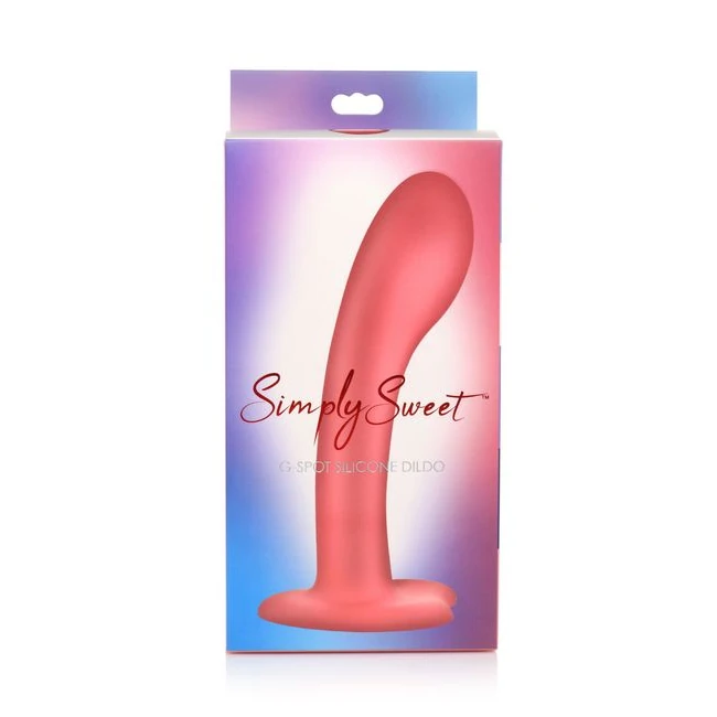 Simply Sweet G-spot Silico Dildo Pink - Product Overview