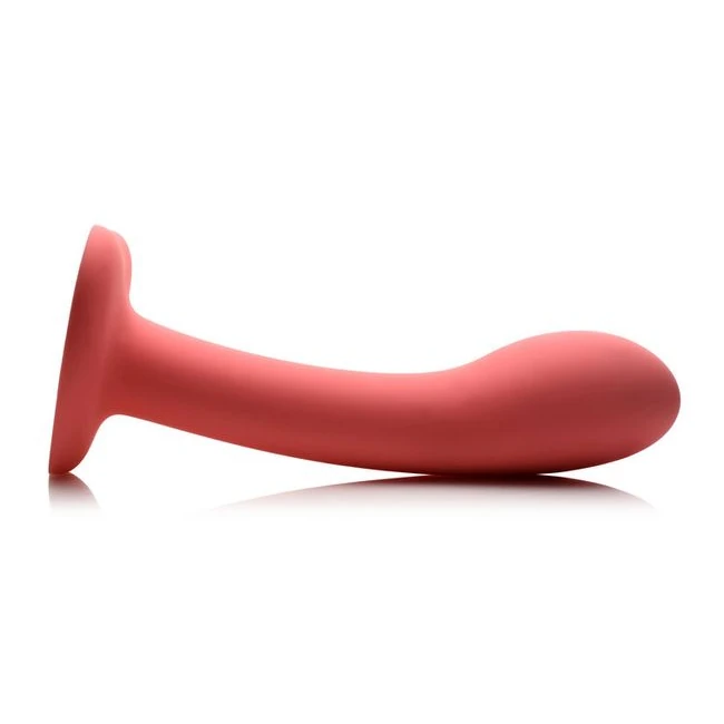 Simply Sweet G-spot Silico Dildo Pink - How It Feels