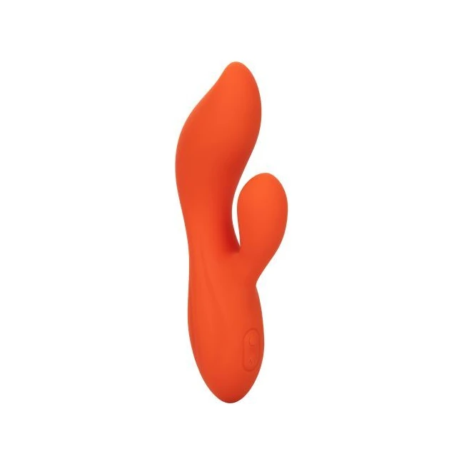 Stella Liquid Silicone Dua Teaser Orange - Experience Intense Dual Stimulation with the Stella Liquid Silicone Dua Teaser Orange