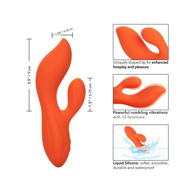 Stella Liquid Silicone Dua Teaser Orange - Power & Performance