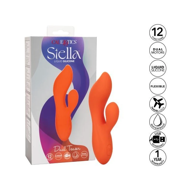 Stella Liquid Silicone Dua Teaser Orange - Specifications