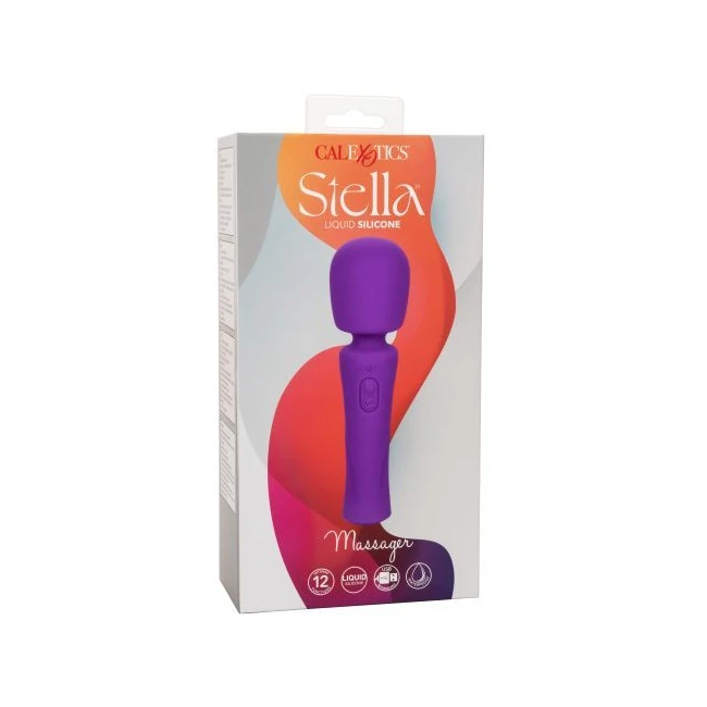 Stella Liquid Silicone Massager Purple - Vibration Modes