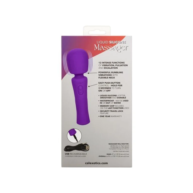 Stella Liquid Silicone Massager Purple - Power & Performance