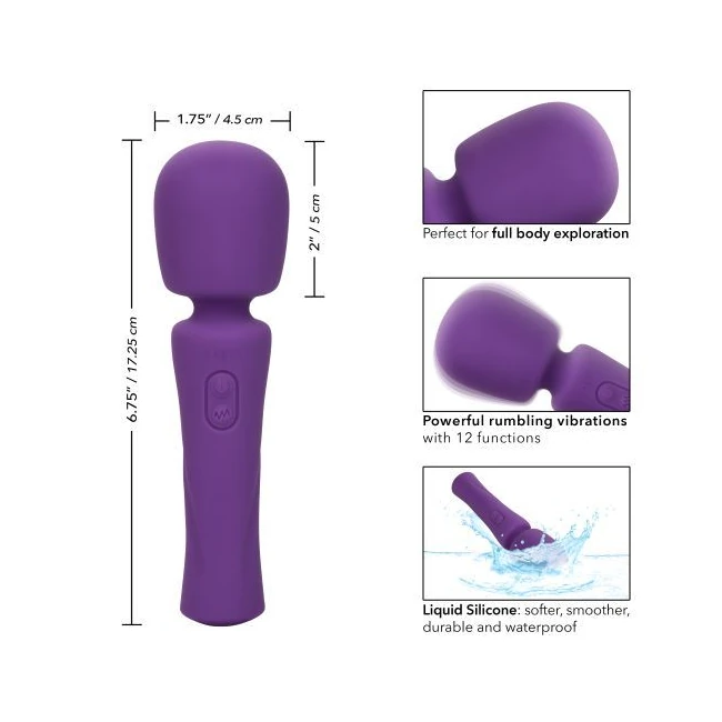 Stella Liquid Silicone Massager Purple - Specifications
