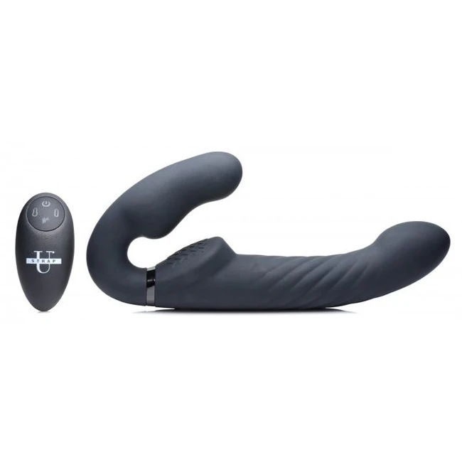 Strap U 10x Swirl Ergo-fit Strapless Strap-on Black - How It Feels