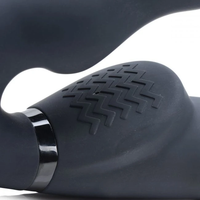Strap U 10x Swirl Ergo-fit Strapless Strap-on Black - Power & Performance