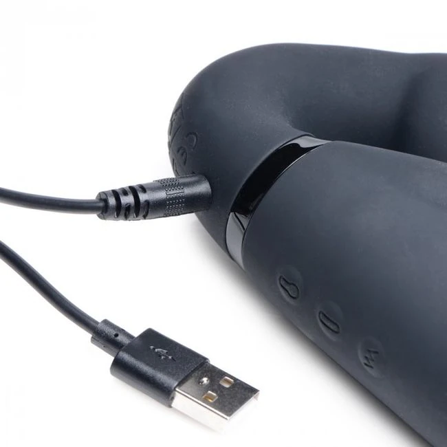 Strap U 10x Swirl Ergo-fit Strapless Strap-on Black - Materials & Specifications