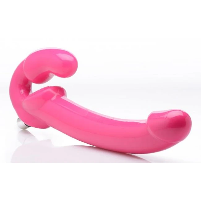 Strap U 7x Revolver Slim Strapless Strap-on Pink - Vibration Modes