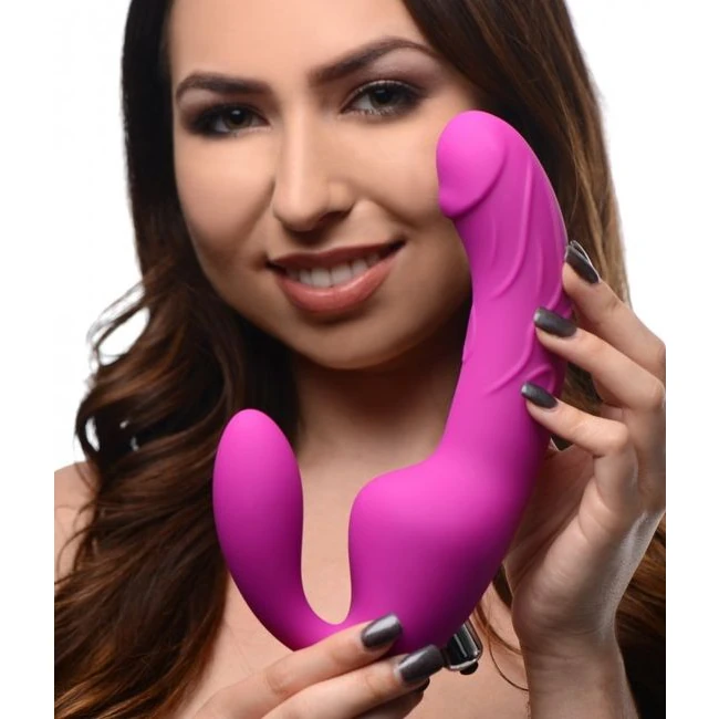 Strap U Royal Rider Vibrat Strapless Strap on Dildo - Power & Performance