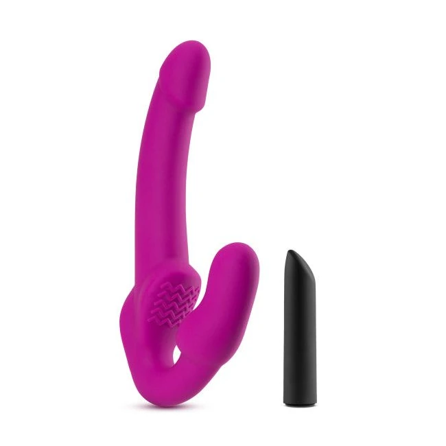 Temptasia Estella Straples Silicone Dildo Pink - Vibration Modes and Stimulation