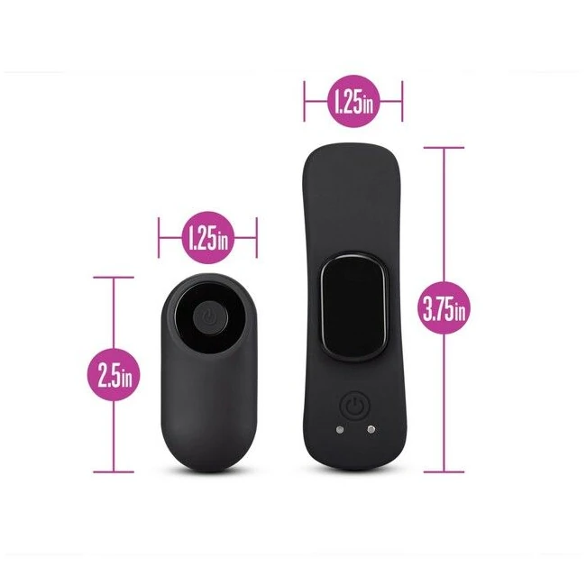 Temptasia Remote Panty Vib Black - Power & Performance