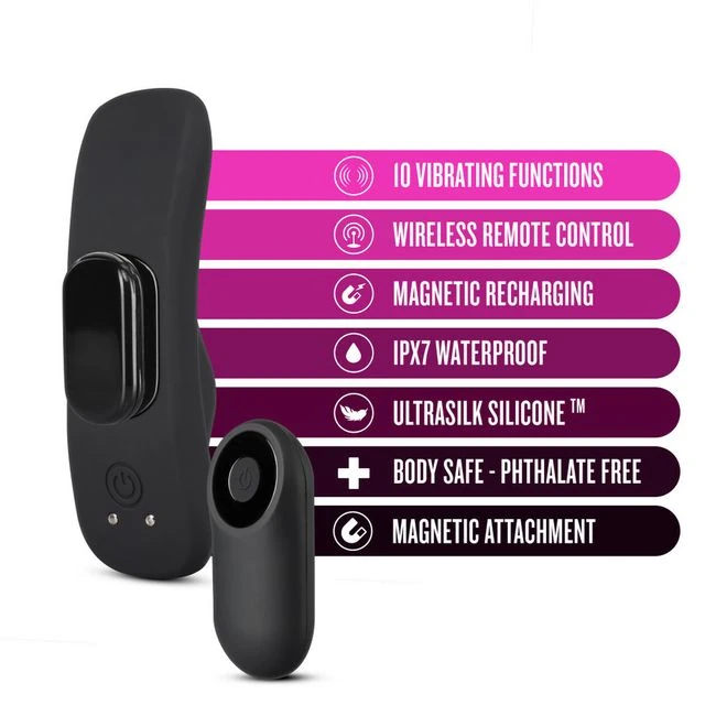 Temptasia Remote Panty Vib Black - Materials & Specifications