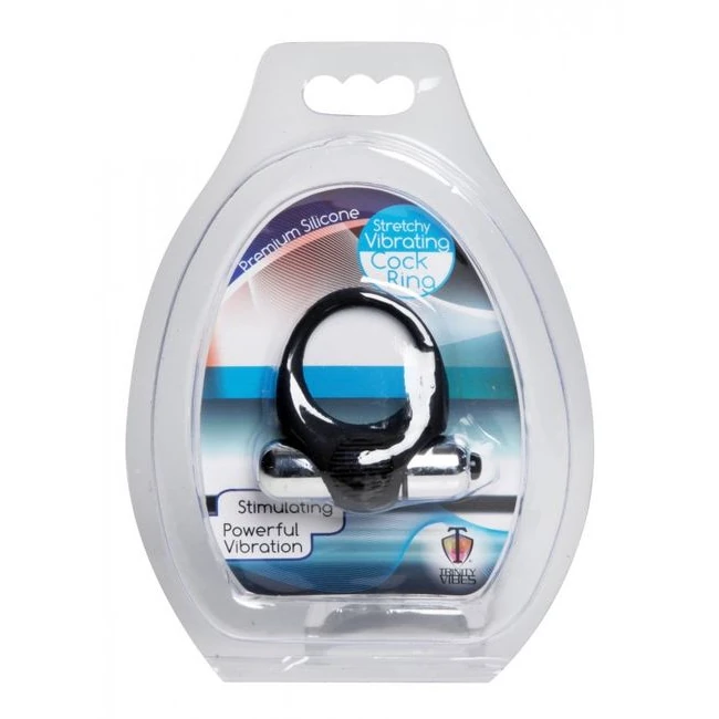 Trinity Vibes Stretchy Vibrating Cock Ring - Vibration Modes