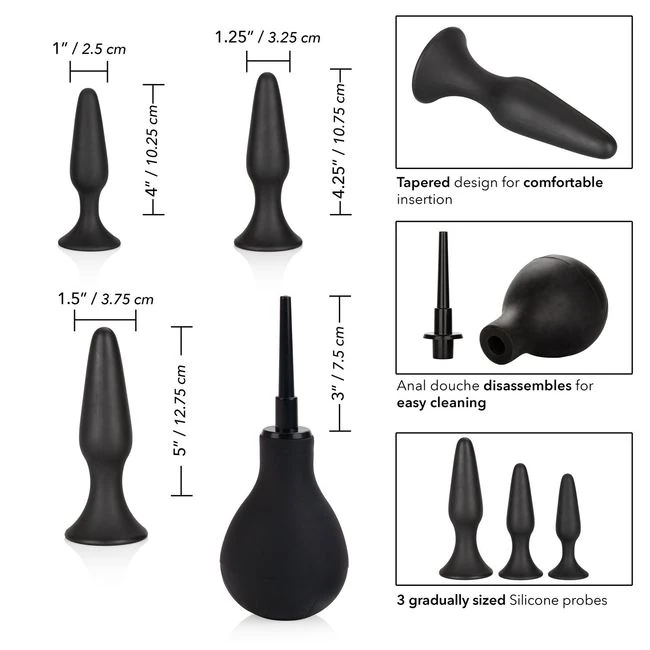 Ultimate Anal Kit - Graduated Sizing & Features