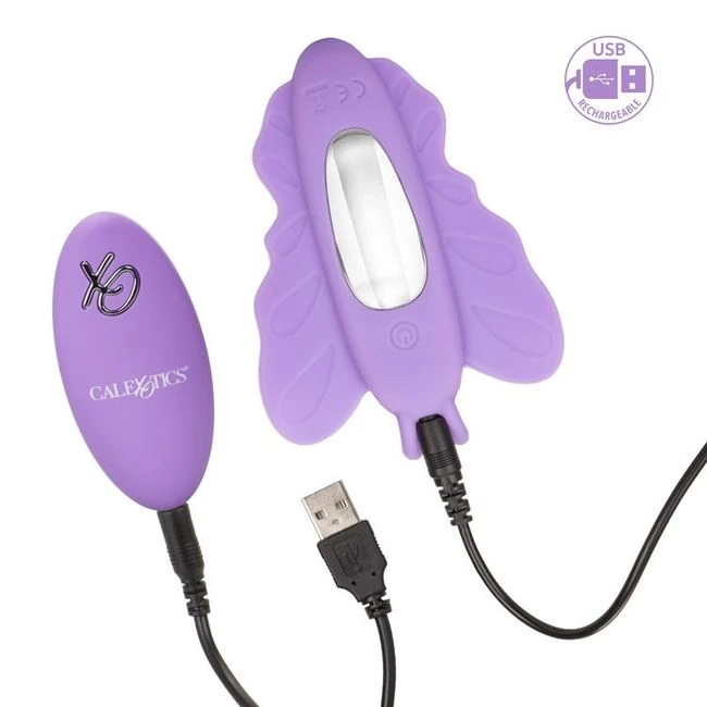 Venus Butterfly Silicone Remote Rocking Penis Dildo - Vibration Modes & Functions