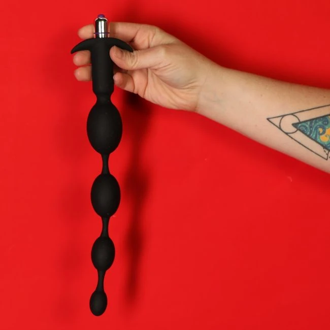 Vibrating Progressive Bead Black - How It Feels