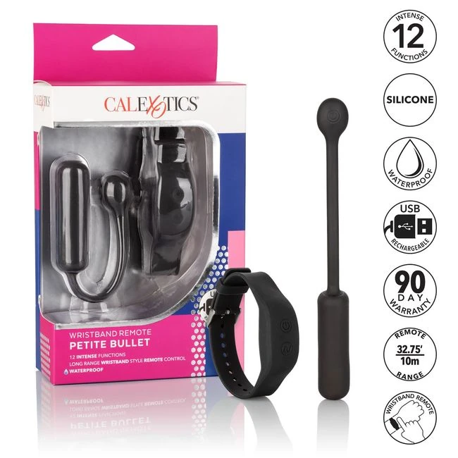 Wristband Remote Petite Bullet - Specifications