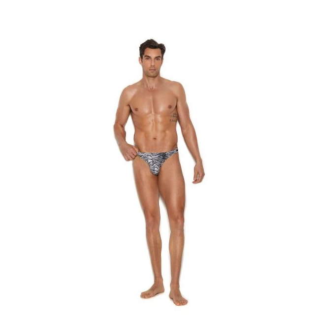 Zebra Snap Closure Thong - Specifications