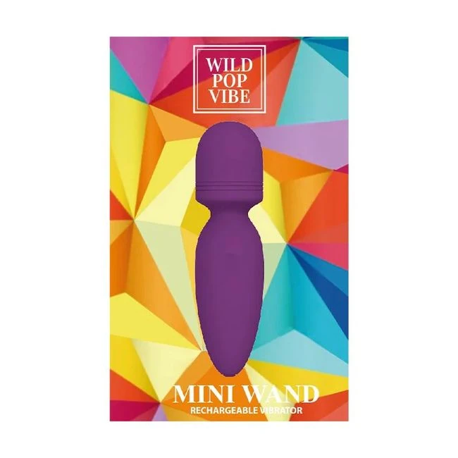 Wild Pop Vibe Mini Wand Purple - Vibration Modes