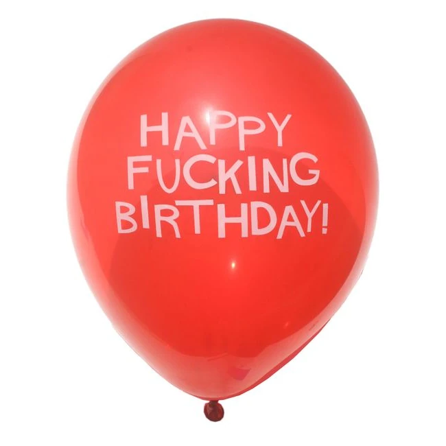X-rated Birthday Balloons - Key Details