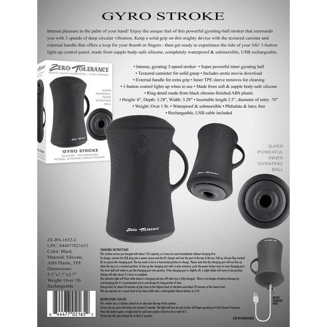 Zero Tolerance Gyro Stroke - Power and Everyday Use